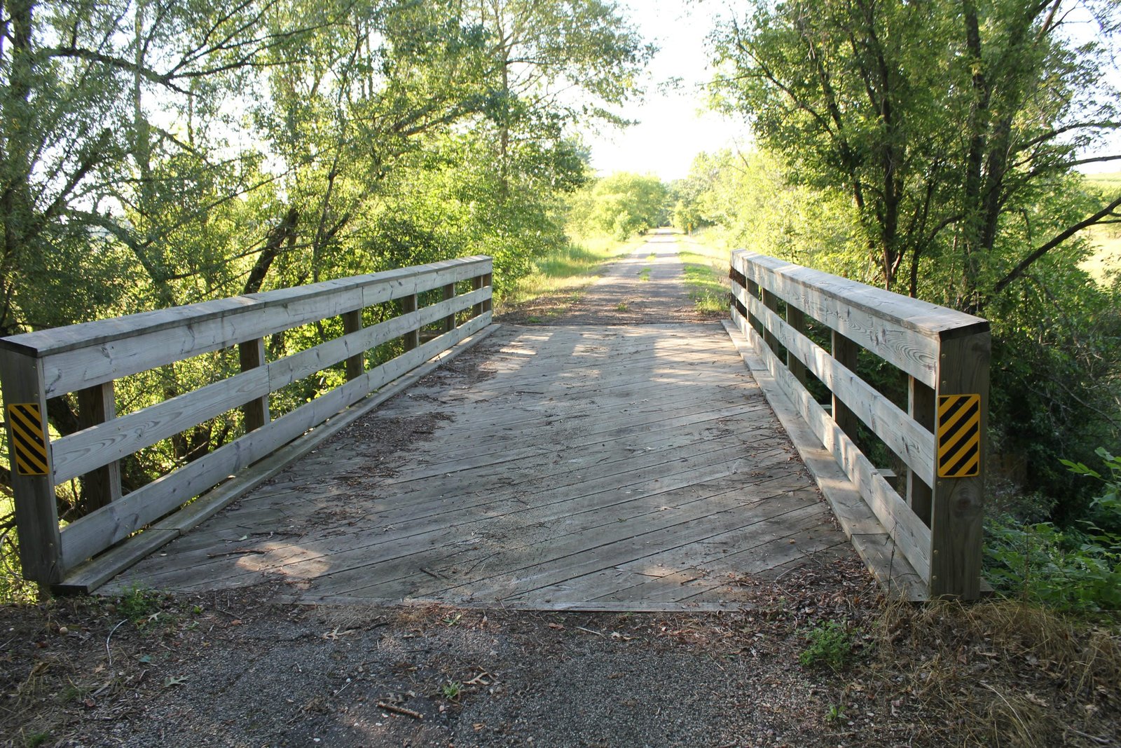 Looking north